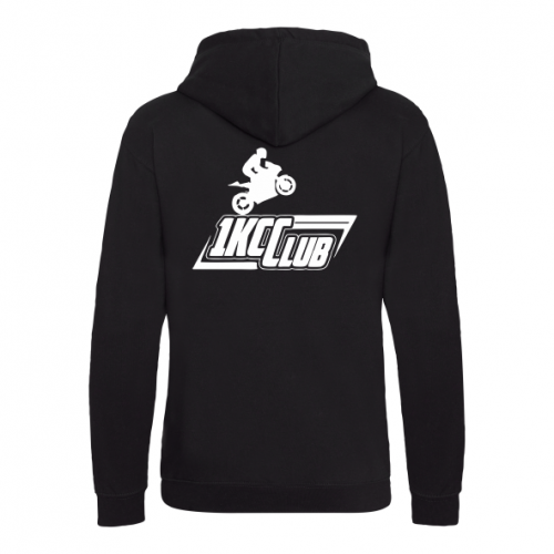 1KCC Club Zip-Up Hoodie – Personalised with Front & Back Logos