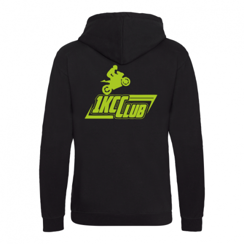 1KCC Club Personalised Hoodie – Custom Colours, Front & Back Logos