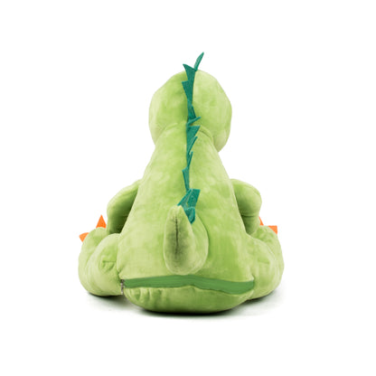 Personalised Embroidered Green Dinosaur Teddy