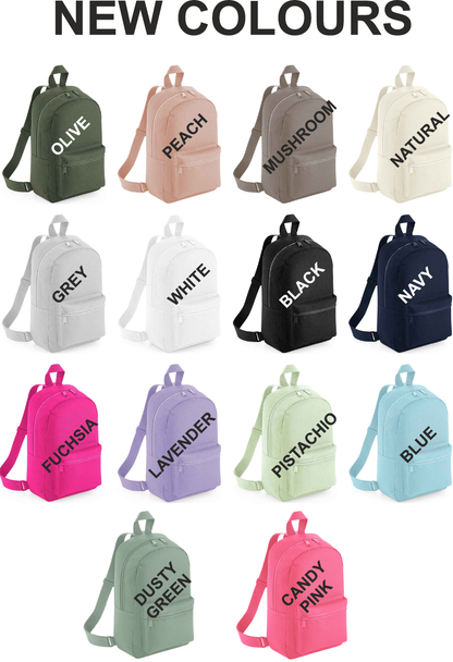 Personalised Elephant Backpack with Name - Holiday, Nursery, School Bag