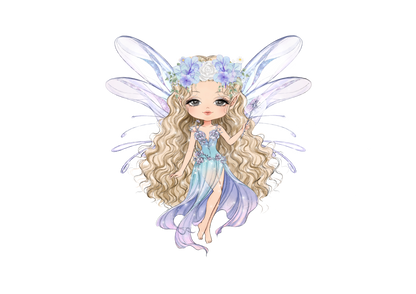 Personalised Fairy Backpack for Girls – Custom Name School, Holiday & Airport Travel Bag
