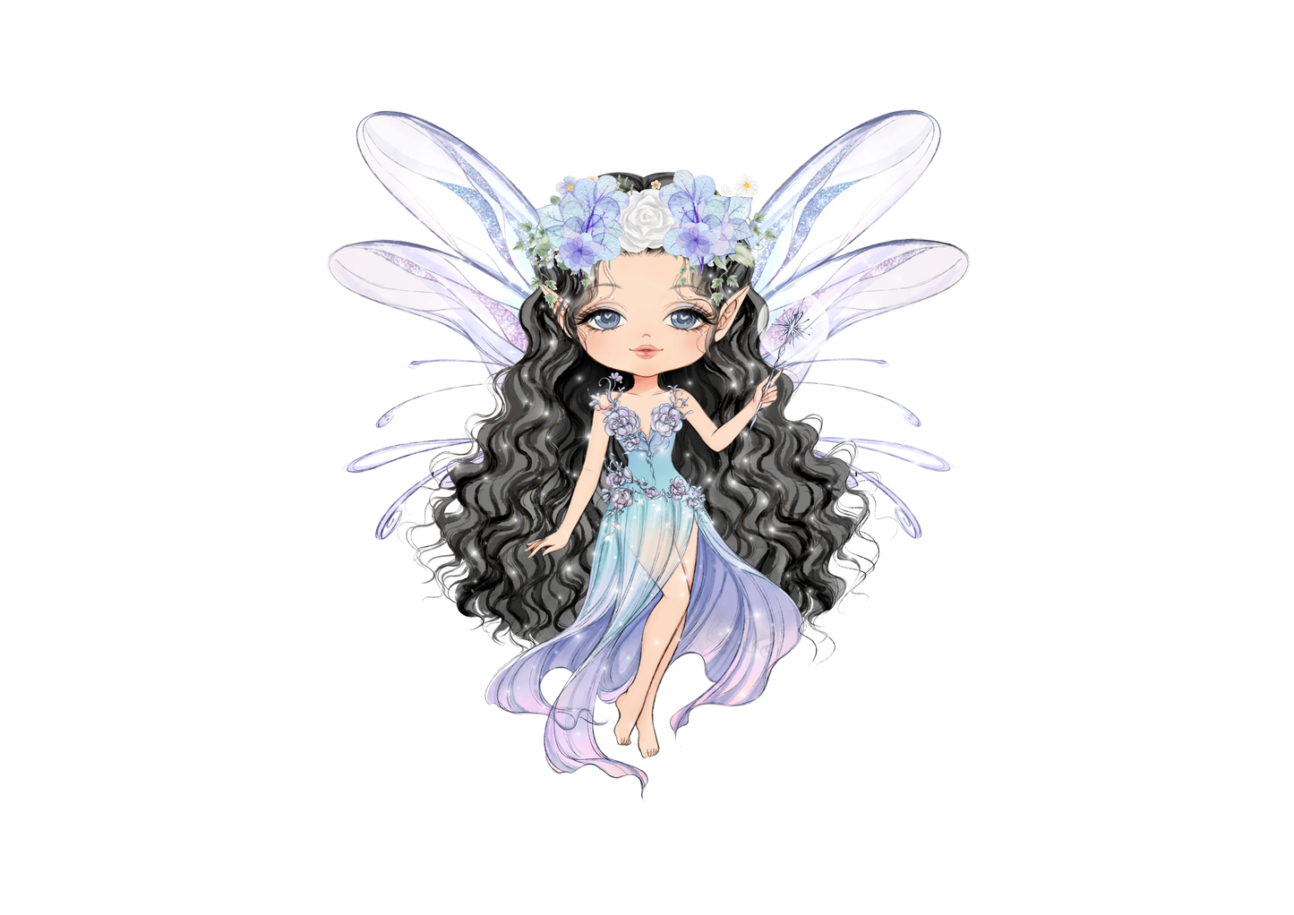 Personalised Fairy Backpack for Girls – Custom Name School, Holiday & Airport Travel Bag