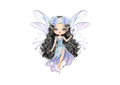 Personalised Fairy Backpack for Girls – Custom Name School, Holiday & Airport Travel Bag