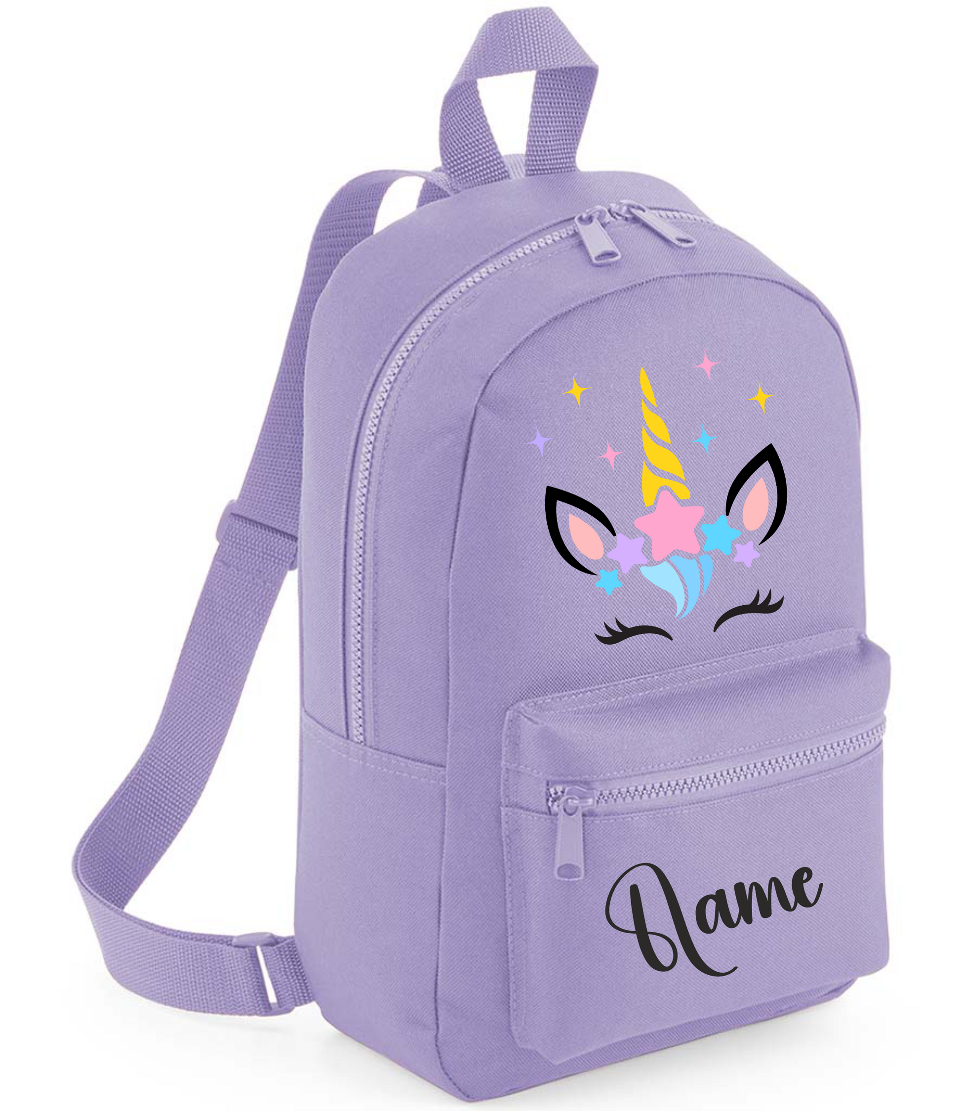 Personalised unicorn mini backpack with custom name printed on front
Custom unicorn school backpack for children
Personalised kids unicorn backpack gift with name
Colourful unicorn mini backpack personalised for school and everyday use