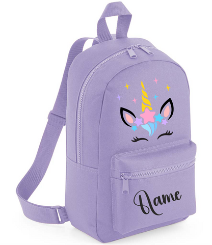 Personalised unicorn mini backpack with custom name printed on front
Custom unicorn school backpack for children
Personalised kids unicorn backpack gift with name
Colourful unicorn mini backpack personalised for school and everyday use